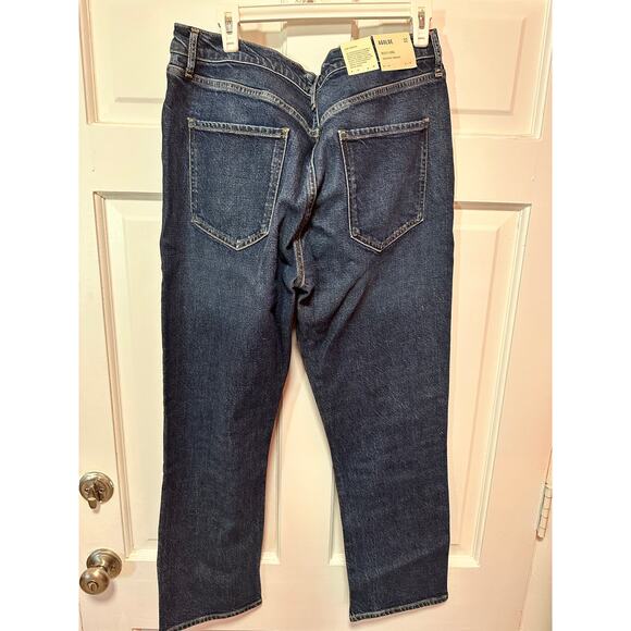 NWT Agolde Riley Long High Rise Straight Jean Divided Size 32 - Picture 6 of 7
